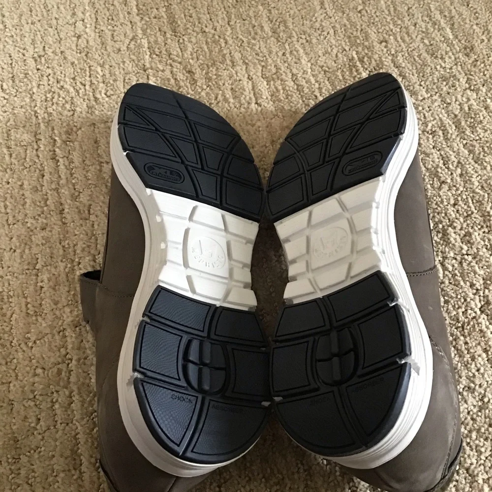New Mephisto Yelina Suede Wedge Mary Jane Sneakers, Size 8